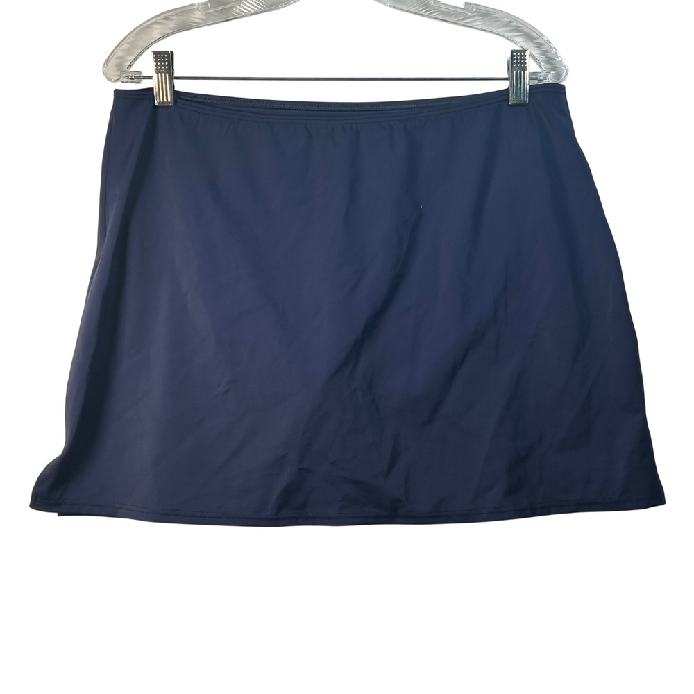 It Figures! Navy Blue Swim Skirt with Built-in Brief Size 16 Style 3722006